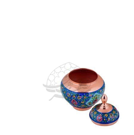 قندان سیبی مس و پرداز — تصویر ۷