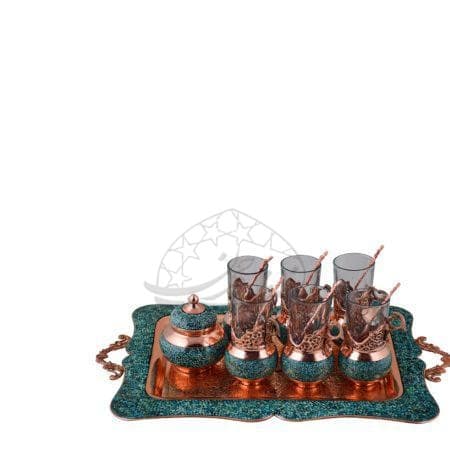 سرویس چای خوری فیروزه کوب — تصویر ۵