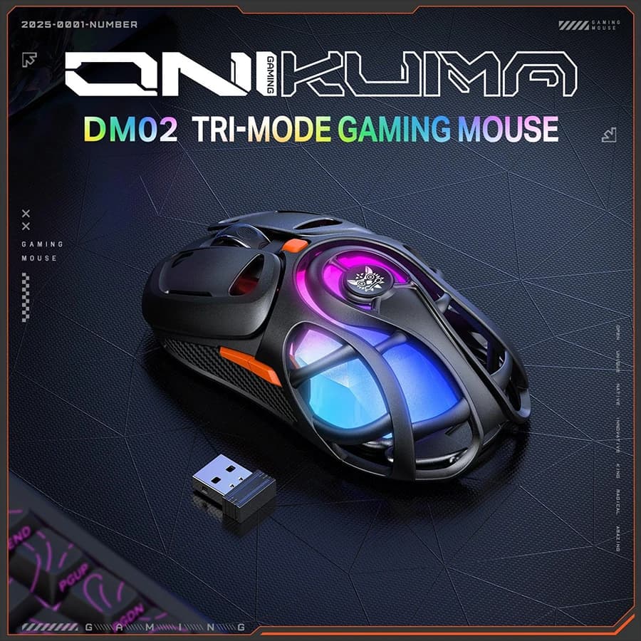 ماوس گیمینگ بی سیم اونیکوما مدل ONIKUMA DM02 — تصویر ۴