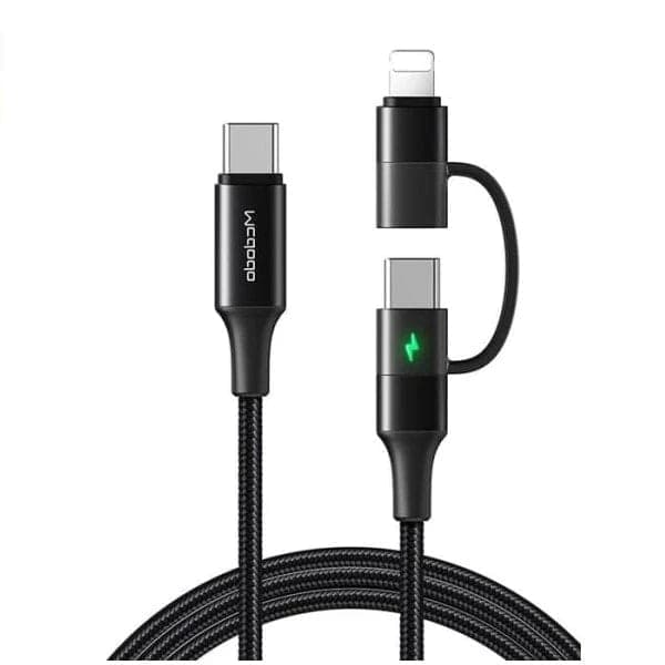کابل تبدیل USB-C به لایتنینگ/USB-C مک دودو مدل MCDODO CA-7120 طول 1.2 متر