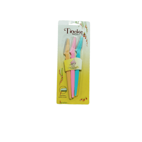 تیغ ابرو تینکل بسته 3 عددی Tincke Eyebrow Razor — تصویر ۲