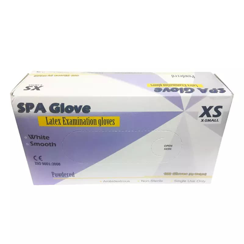 دستکش لاتکس کم پودر اس پی ای SPA — تصویر ۸