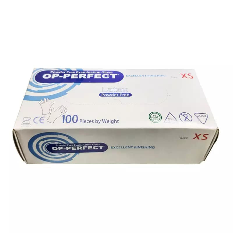 دستکش لاتکس بدون پودر او پی پرفکت OP-PERFECT — تصویر ۱۰