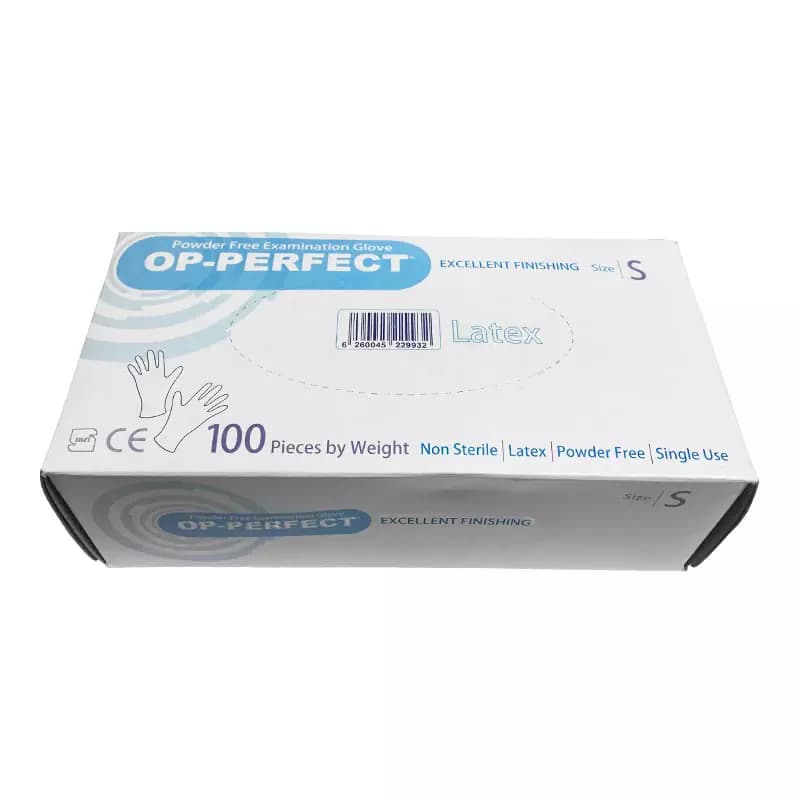 دستکش لاتکس بدون پودر او پی پرفکت OP-PERFECT — تصویر ۵