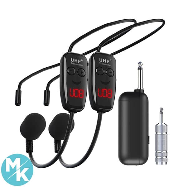 میکروفون بی سیم UHF برند XIAOKOA مدل U12FS — تصویر ۲