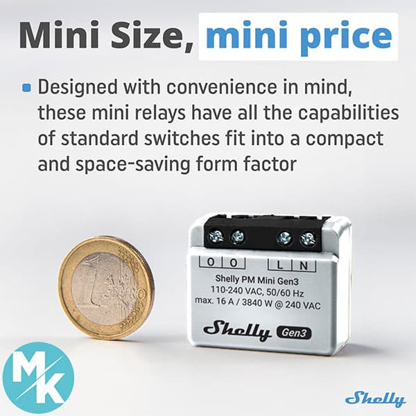 کنتور برق وای فای هوشمند و بلوتوث برند Shelly مدل PM Mini Gen3 — تصویر ۷