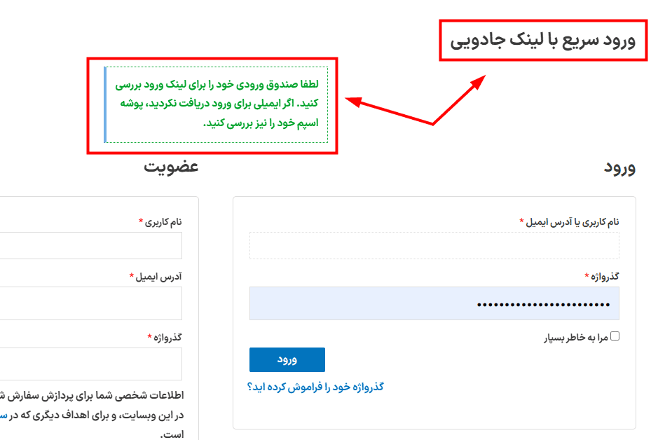 افزونه ورود جادویی برای وردپرس پرمیوم | Magic Login Pro — تصویر ۴
