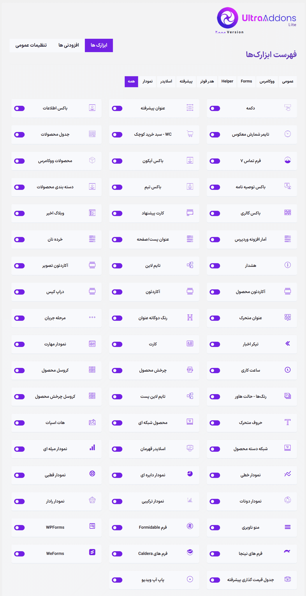 افزونه اولترا ادانز پرو برای المنتور | UltraAddons Elementor Pro — تصویر ۱۲
