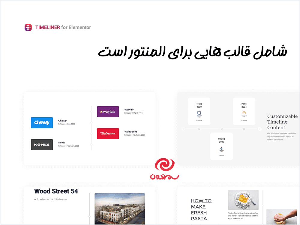 افزونه تایم لاینر | ساخت خط زمانی برای المنتور | Timeliner – Timeline for Elementor — تصویر ۶