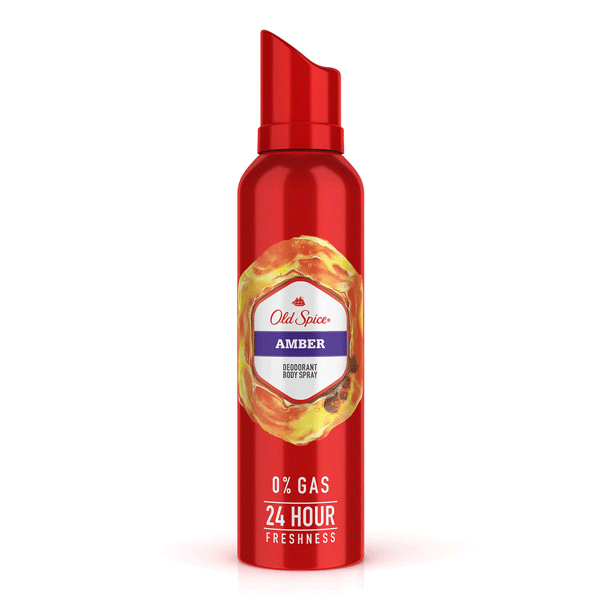 اسپری بدن الد اسپایس بدون گاز مدل امبر Old Spice Amber