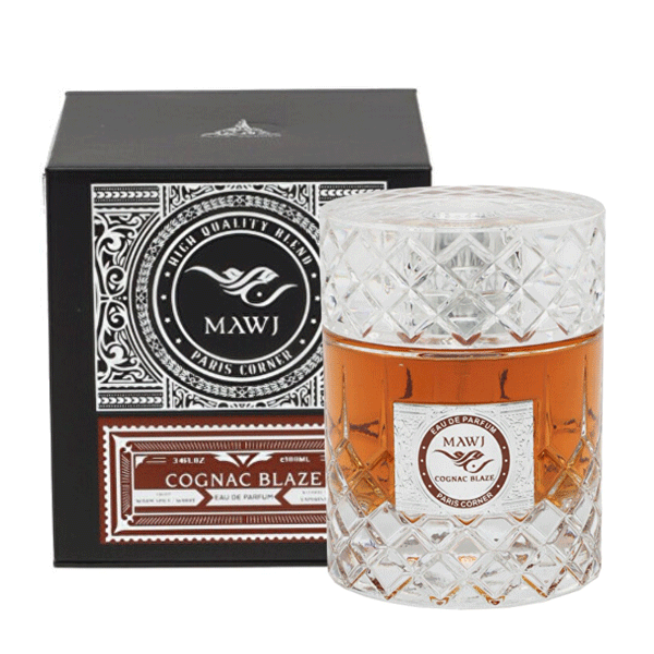 ادکلن پاریس کرنر مدل ماج کنیاک بلیز MAWJ COGNAC BLAZE رایحه بای کیلیان آنجلز شیر