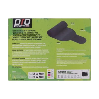 شکم بند و کمربند طبی لاغری پرو اسپرتز PS-4040 BRS | مشکی/قرمز — تصویر ۹