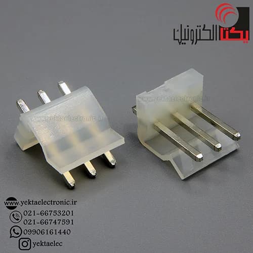 کانکتور پاور بدون قفل نری صاف 3پین
