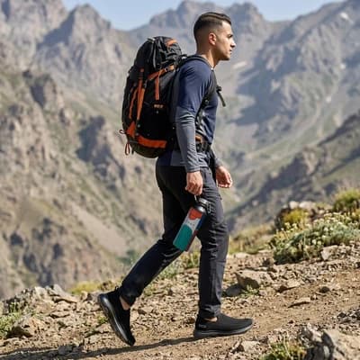 کفش ورزشی مردانه هامتو 340737 | مشکی — تصویر ۸