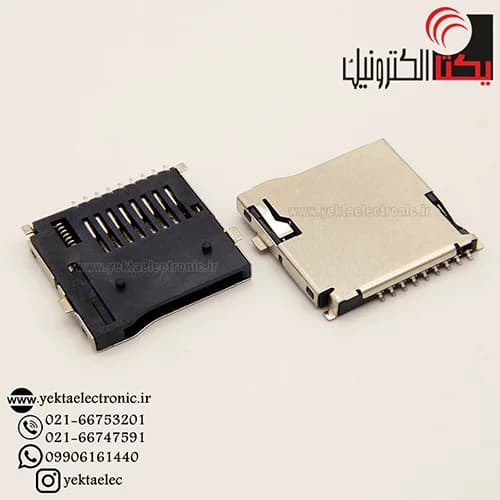 Micro SD سوکت مموری فشاری — تصویر ۲