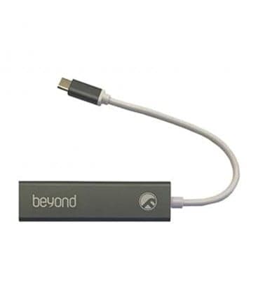 هاب 3 پورت Type C به USB 2.0 همراه پورت LAN بیاند BA-490