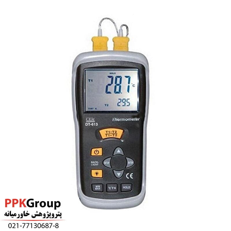 دماسنج ترموکوپل سی ای ام مدل DT-613 — تصویر ۲