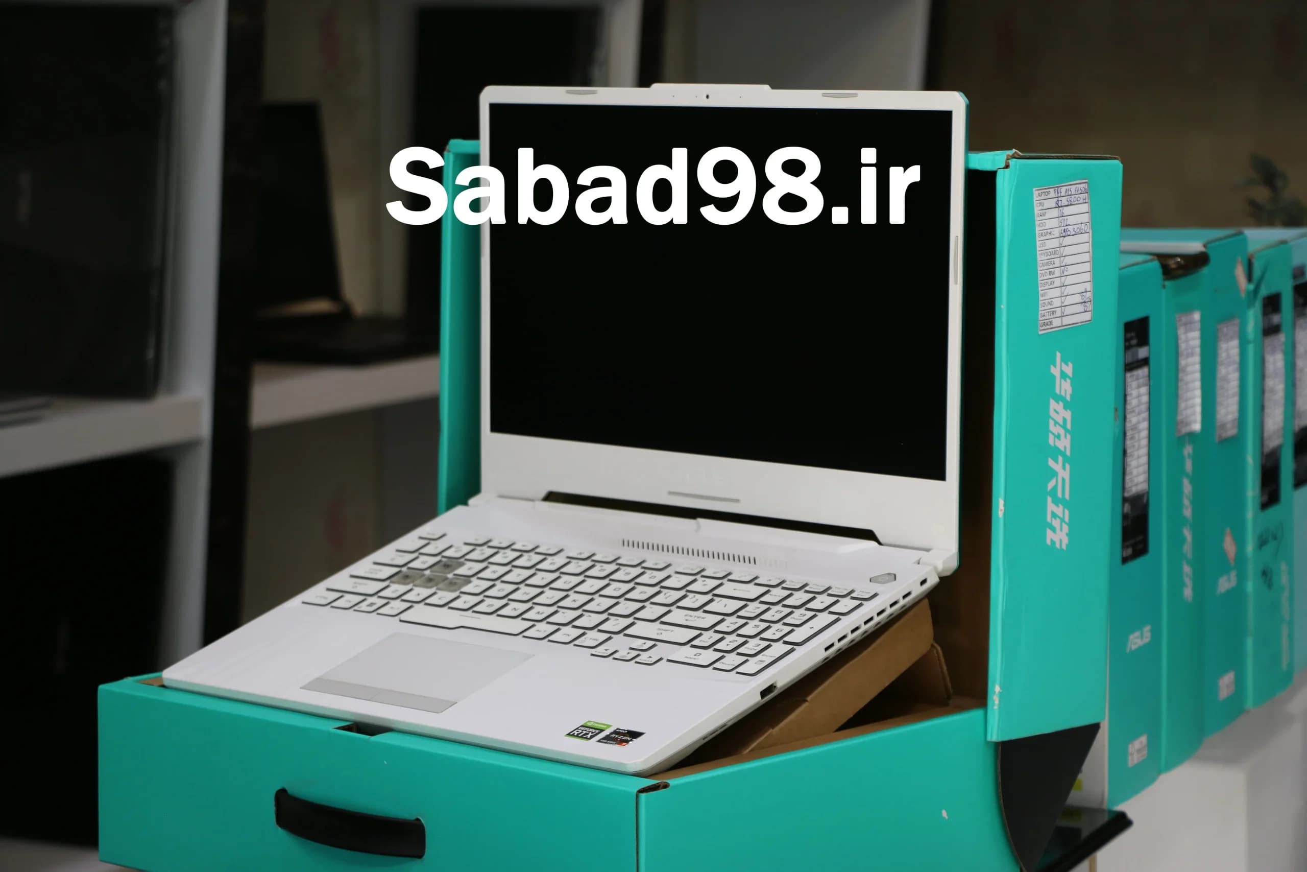 لپ تاپ Asus TUF FA506 Ryzen 7 5800H | 16GB | SSD 512GB | RTX 3060 6GB | 15.6 inch FHD + Box — تصویر ۳