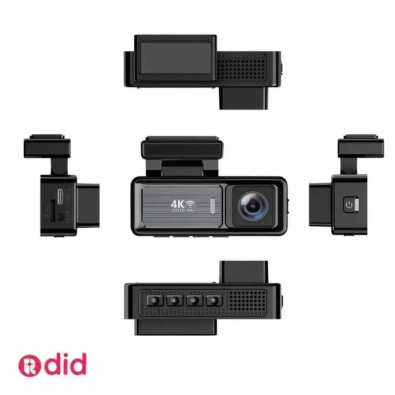 دوربین ثبت وقایع خودرو مدل M6 4K-WiFi به همراه دوربین عقب و کیت برق مستقیم — تصویر ۱۱