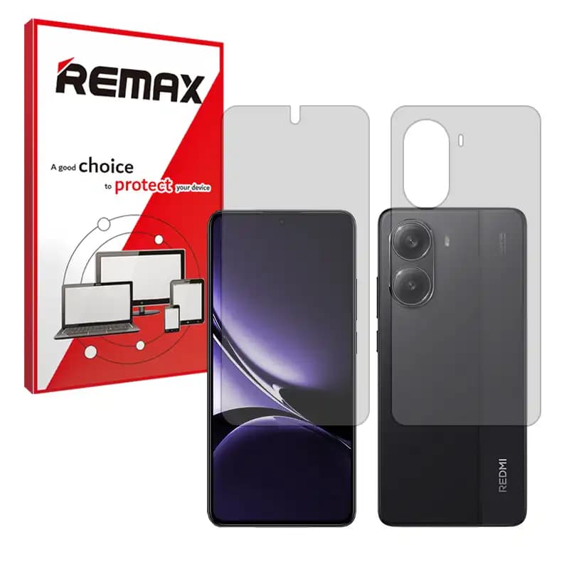 گلس مات پشت و رو شیائومی Redmi Turbo 4 مدل هیدروژلی برند ریمکس