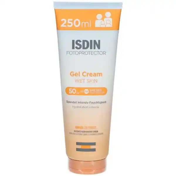 ژل کرم ضد آفتاب ایزدین بی رنگ آبرسان مناسب انواع پوست 250 میل Isdin Gel Cream SPF 50 Fotoprotecto