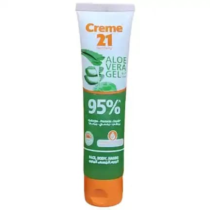 ژل آلوئه ورا 95% کرم 21 تیوبی 100میل Creme 21 Aloe Vera Gel 95% — تصویر ۳