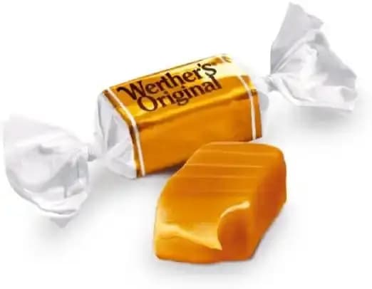 تافی شکلاتی کره ای وردرز آلمانی 135 گرمی Werther’s Original Chewy Toffee — تصویر ۳