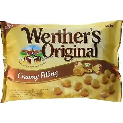 آبنبات وردرز اوریجینال با مغز کرم کارامل (کرمی فیلینگ) 1 کیلویی Werther’s Original Creamy Filling — تصویر ۲