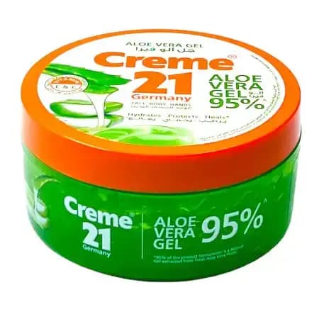 ژل آلوئه ورا 95% کرم 21 -300میل Creme 21 Aloe Vera Gel 95% — تصویر ۳
