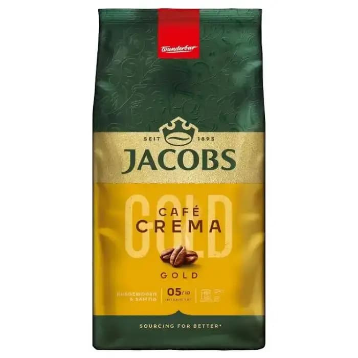 دانه قهوه جاکوبز کافه کرما گلد 1کیلوگرم Jacobs Cafe Crema Gold