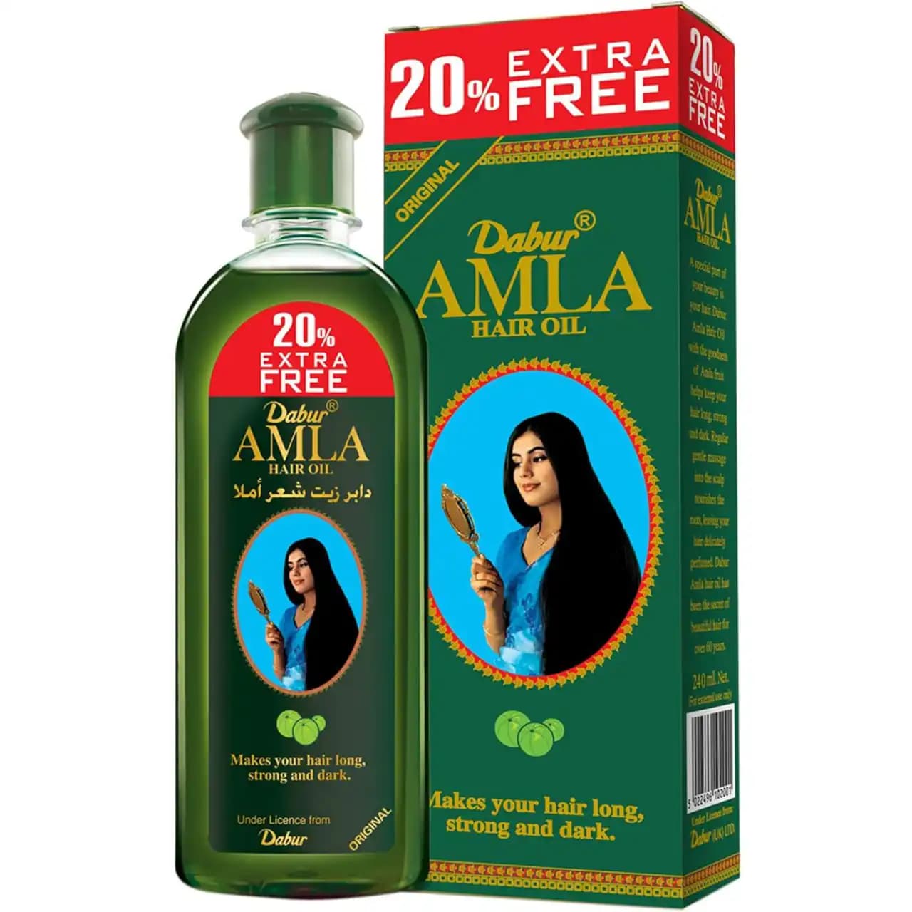 روغن تقویت مو دابور آملا 200 میل Dabur Amla Hair Oil — تصویر ۳