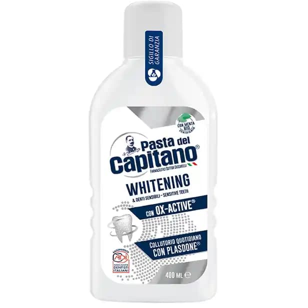دهانشویه پاستا دل کاپیتانو سفید کننده دندان 400 میل Pasta del Capitano Whitening — تصویر ۳