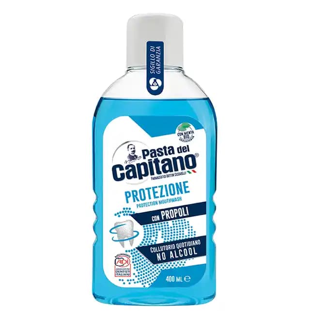دهانشویه پاستا دل کاپیتانو محافظت از دندان پروتزیون 400 میل Pasta del Capitano Protezione — تصویر ۲