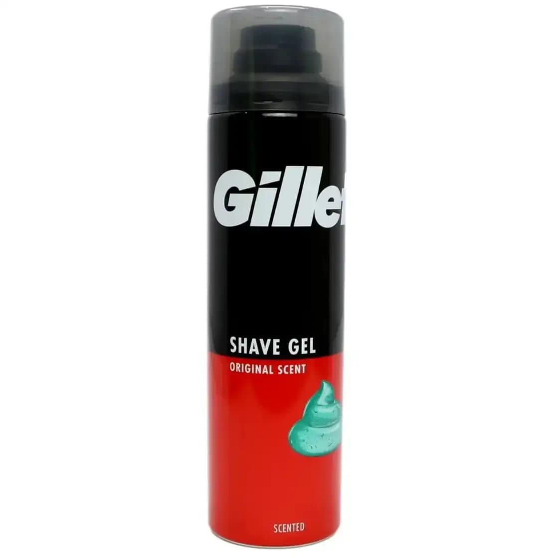 ژل اصلاح ژیلت اورجینال (کلاسیک) 200 میل Gillette Shaving Gel Original Scent