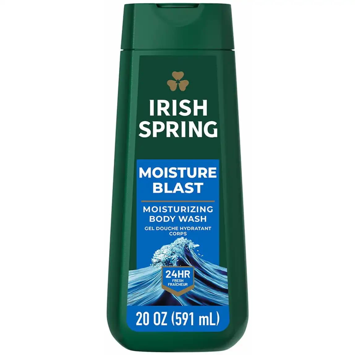 شامپو بدن و صورت آبرسان آیریش اسپرینگ مدل مویسچر بلست 590 میل Irish Spring Moisture Blast — تصویر ۲