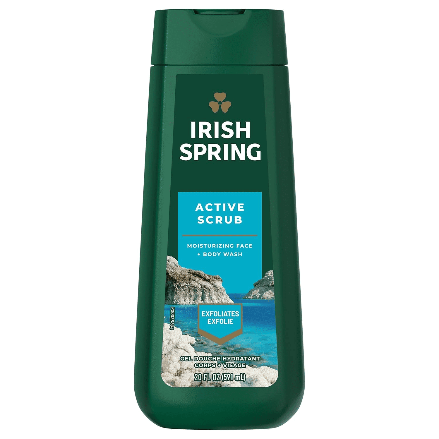 شامپو بدن و صورت آیریش اسپرینگ مدل اکتیو اسکراب 590 میل Irish Spring Active Ascrum — تصویر ۶