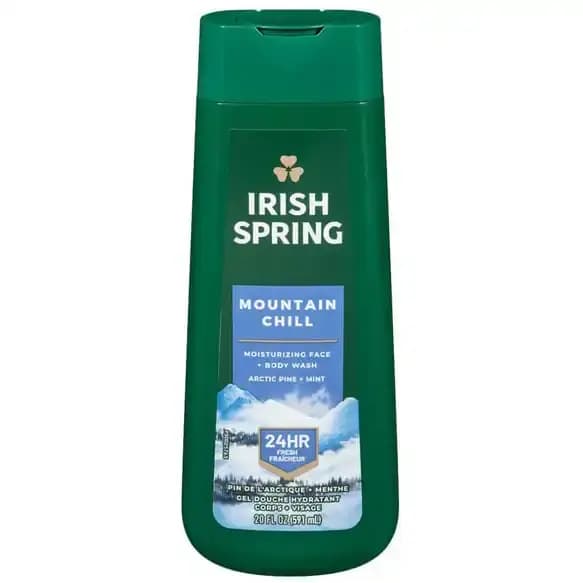شامپو بدن آیریش اسپرینگ مردانه مدل مونتین چیل 590 میل Irish Spring Mountain Chill Body Wash