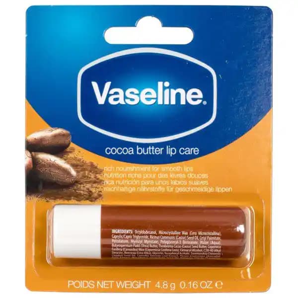 بالم لب وازلین حاوی کره کاکائو 4.8 گرمی Vaseline Cocoa Butter Lip Care