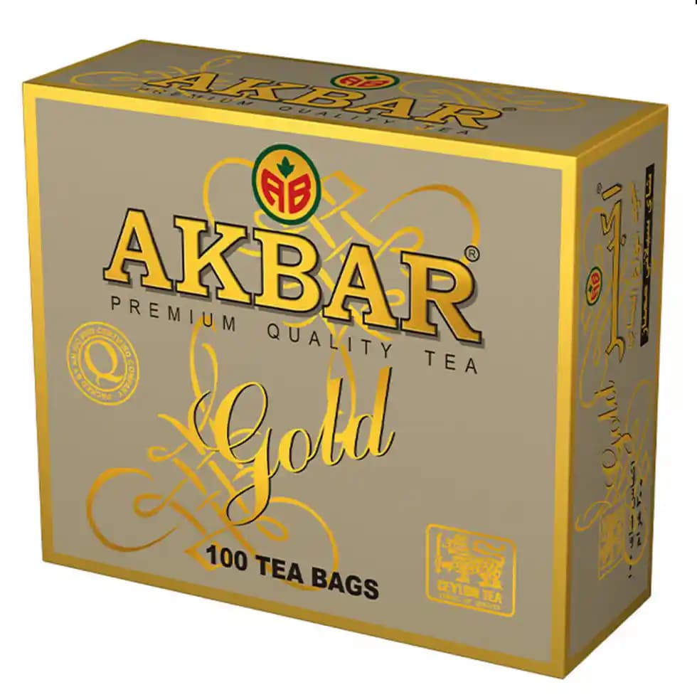 چای سیاه کیسه ای اکبر طلایی 100 عددی Akbar Gold Black Tea Premium Quality Tea — تصویر ۵