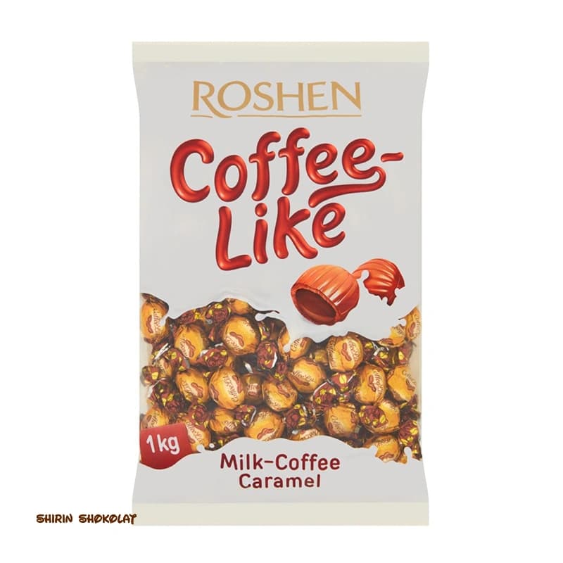 آبنبات کافی لایک روشن با مغز کارامل قهوه 1 کیلویی Roshen Coffee Like — تصویر ۷