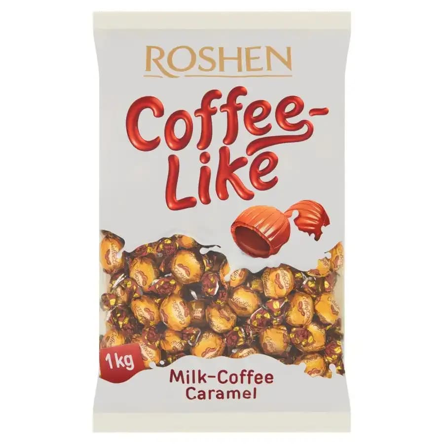 آبنبات کافی لایک روشن با مغز کارامل قهوه 1 کیلویی Roshen Coffee Like — تصویر ۴