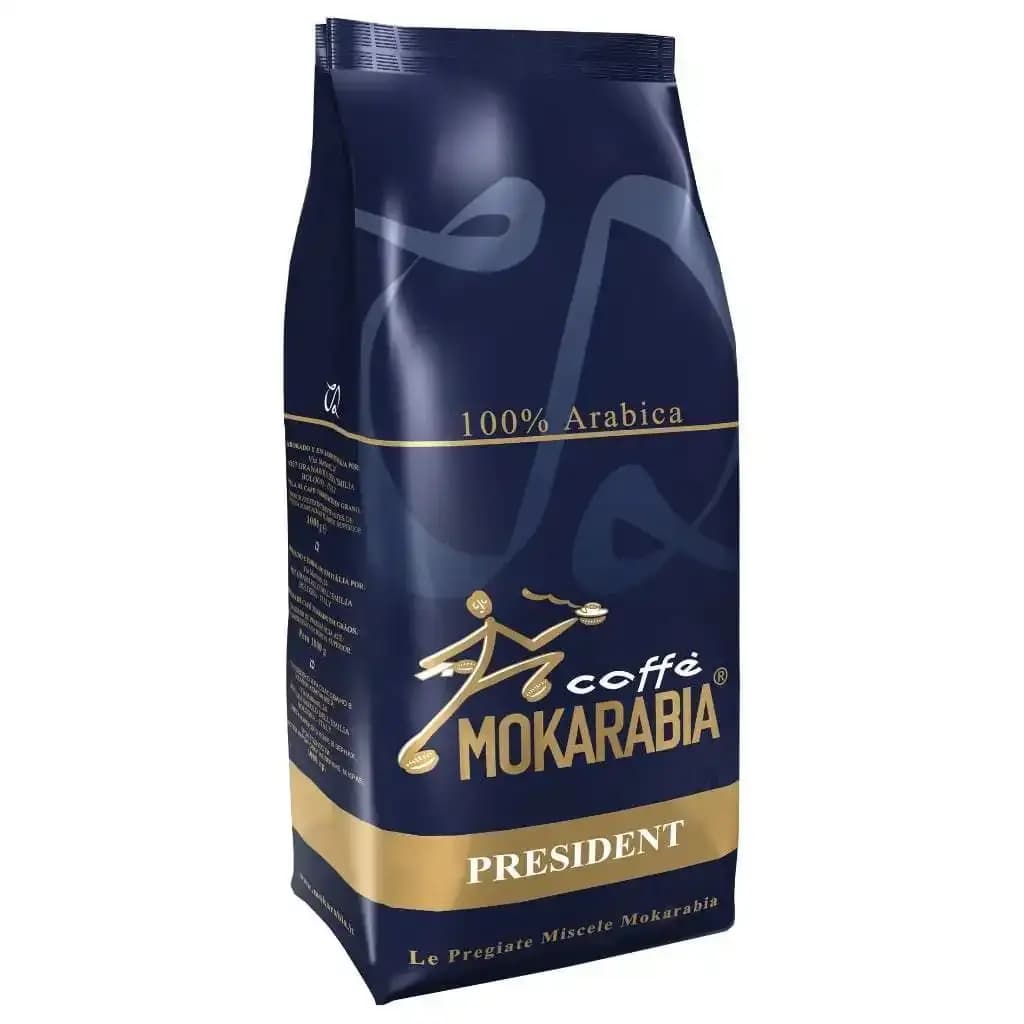 دانه قهوه موکارابیا پرزیدنت 100% عربیکا 1 کیلویی Mokarabia President Coffee Beans