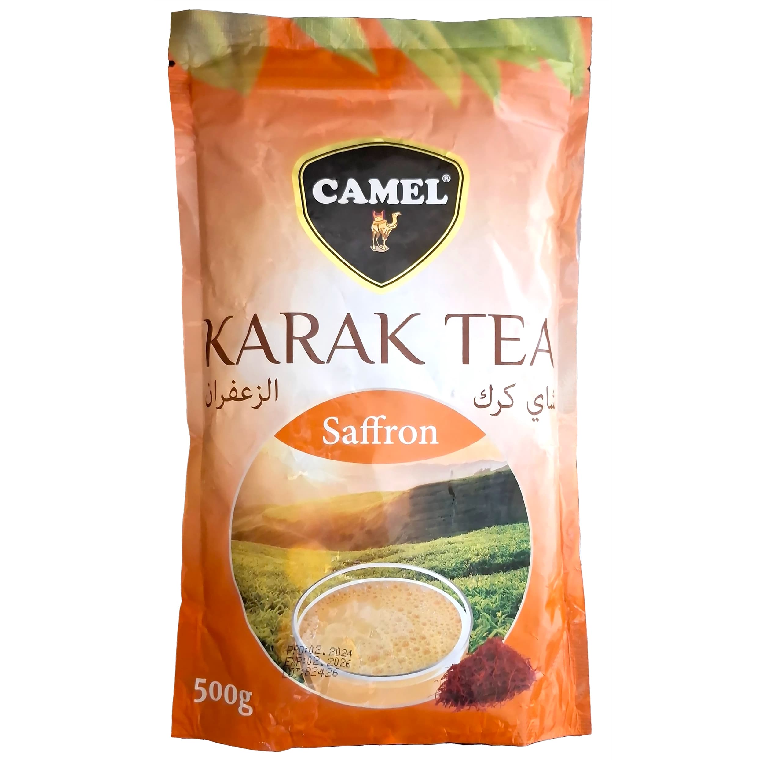 چای کرک کمل زعفرانی 500 گرمی Camel Karak Tea Saffron