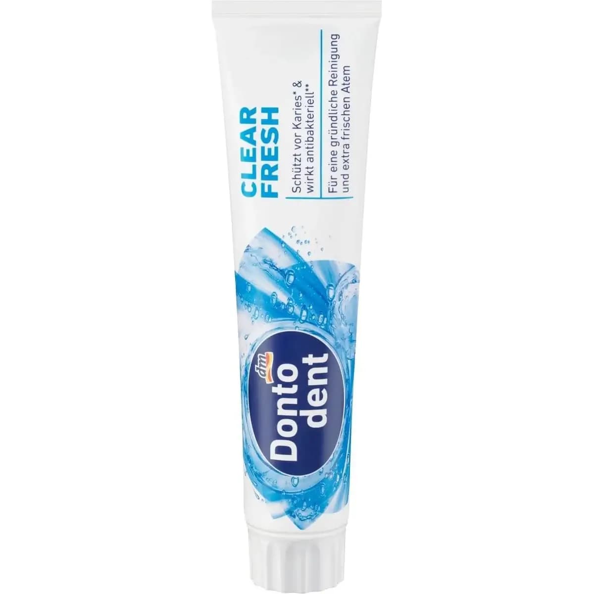 خمیر دندان خوشبو کننده دهان دنتودنت کلیر فرش 125 میل Dontodent Clear Fresh