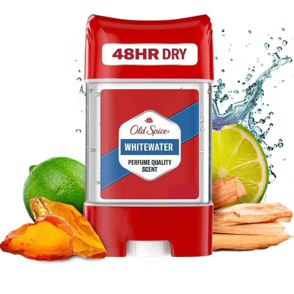 مام ضد تعریق ژله ای اولد اسپایس وایت واتر مردانه 70 میل Old Spice Whitewater Deodorant Stick — تصویر ۱۲