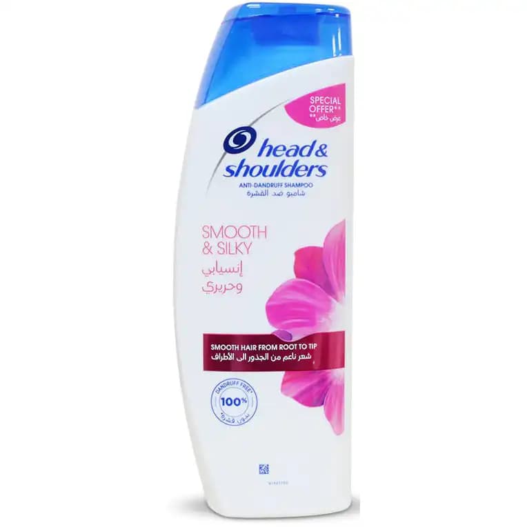 شامپو ضد شوره و نرم کننده هد اند شولدرز 400 میل Head & Shoulders Anti-Dandruff Smooth & Silky Shampoo