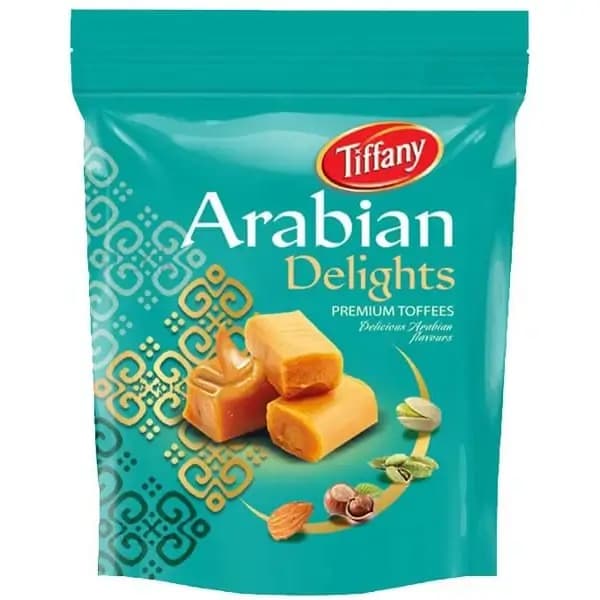 تافی تیفانی کاراملی عربی 600 گرمی Tiffani Arabian Delights Premium Toffees