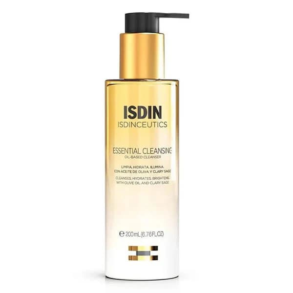 روغن پاک‌کننده آرایش ایزدین 200 میل ISDIN Isdinceutics Essential Cleansing Oil