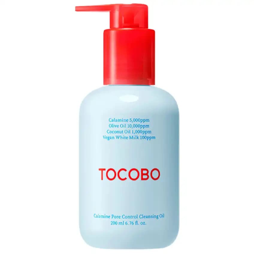 روغن پاک‌کننده و کنترل منافذ و چربی پوست کالامین توکوبو 200 میل TOCOBO Calamine Pore Control Cleansing Oil