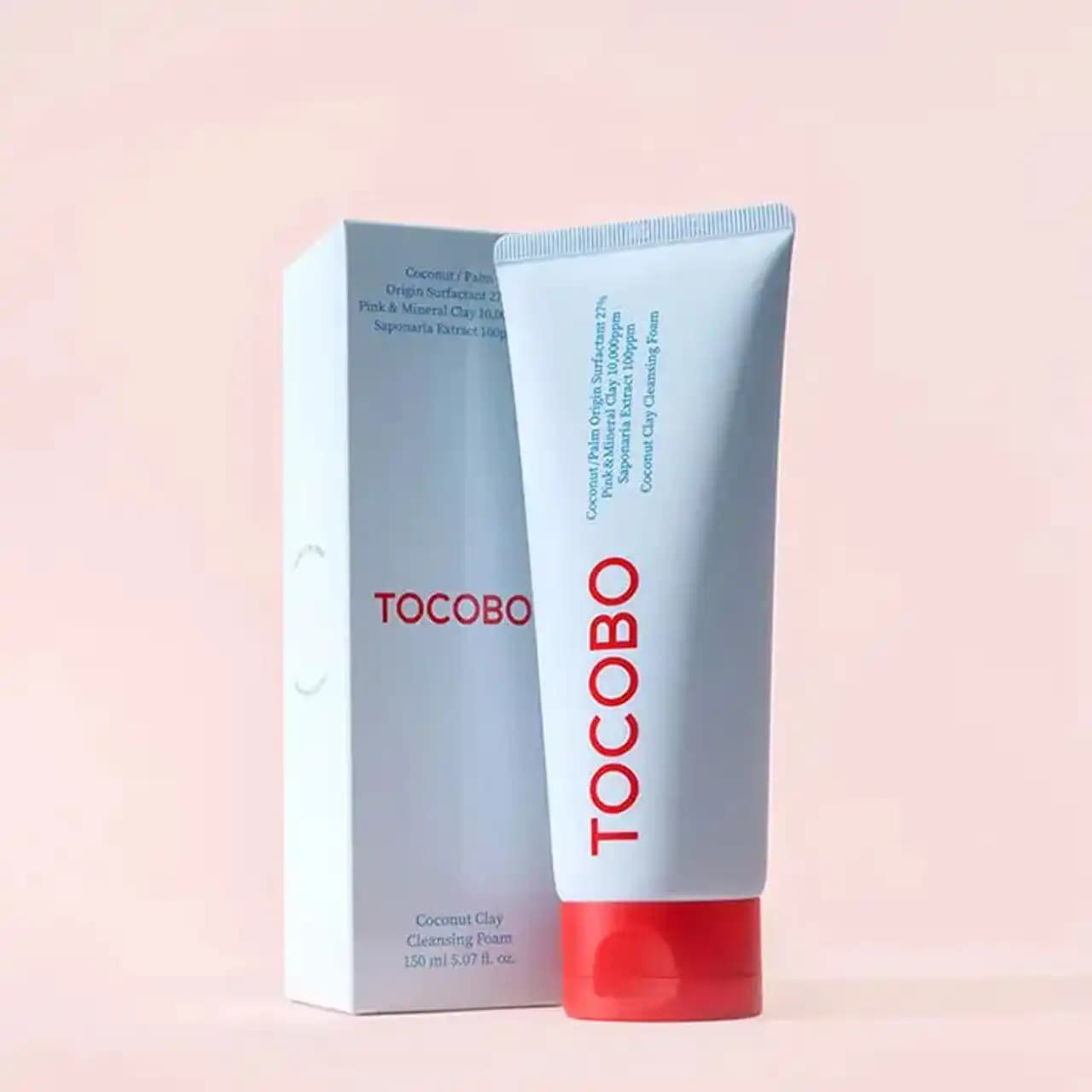 فوم پاک‌کننده و لایه بردار خاک رس و نارگیل توکوبو 150 میل TOCOBO Coconut Clay Cleansing Foam — تصویر ۳